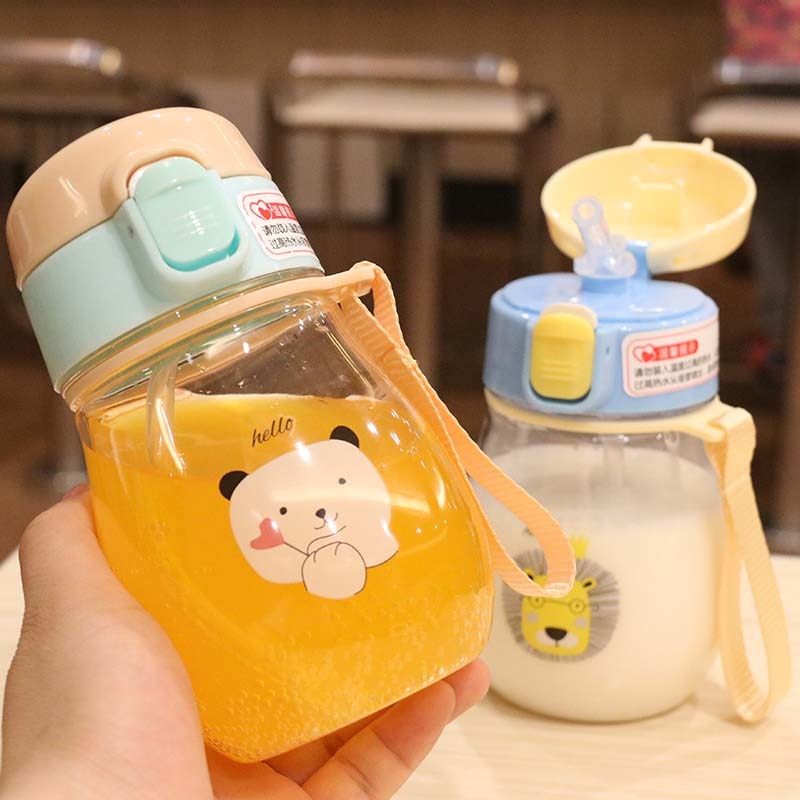 350ml Baby Sippy Cup Straw Bottle